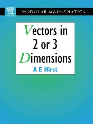 cover image of Vectors in Two or Three Dimensions
